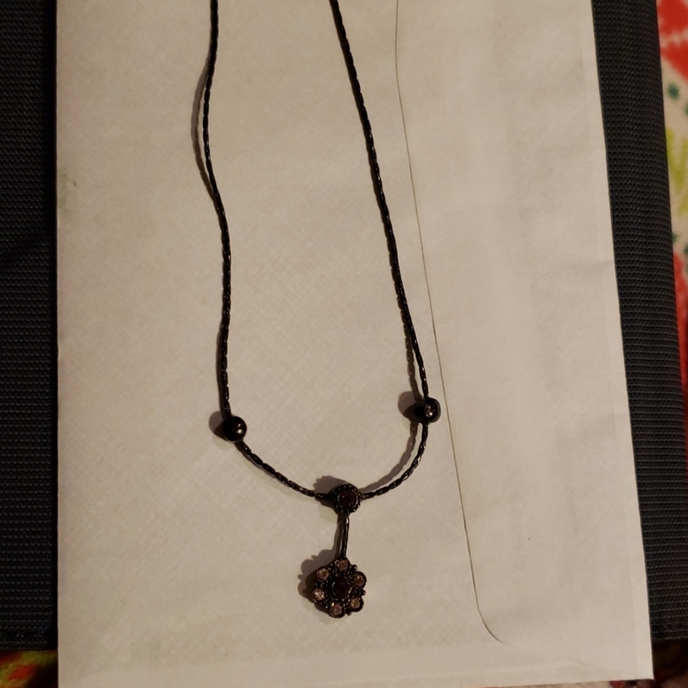 *Vintage* Flower Petal Necklace,